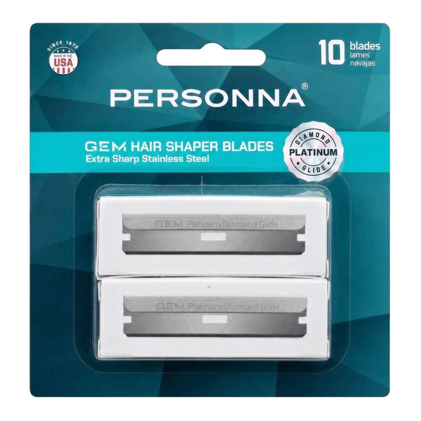 PERSONNA GEM HAIR SHAPER BLADE 10PK