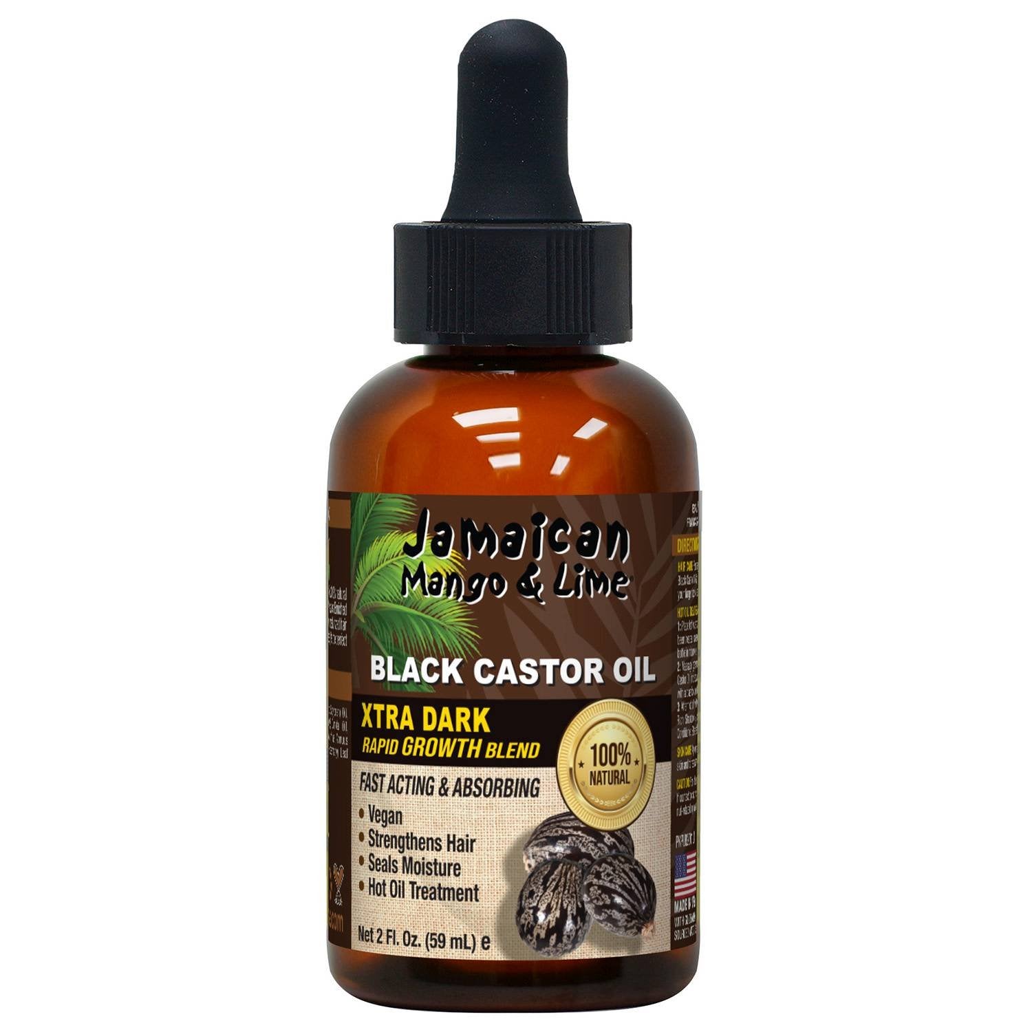 JML BLACK CASTOR OIL EXTRA DARK 2 OZ