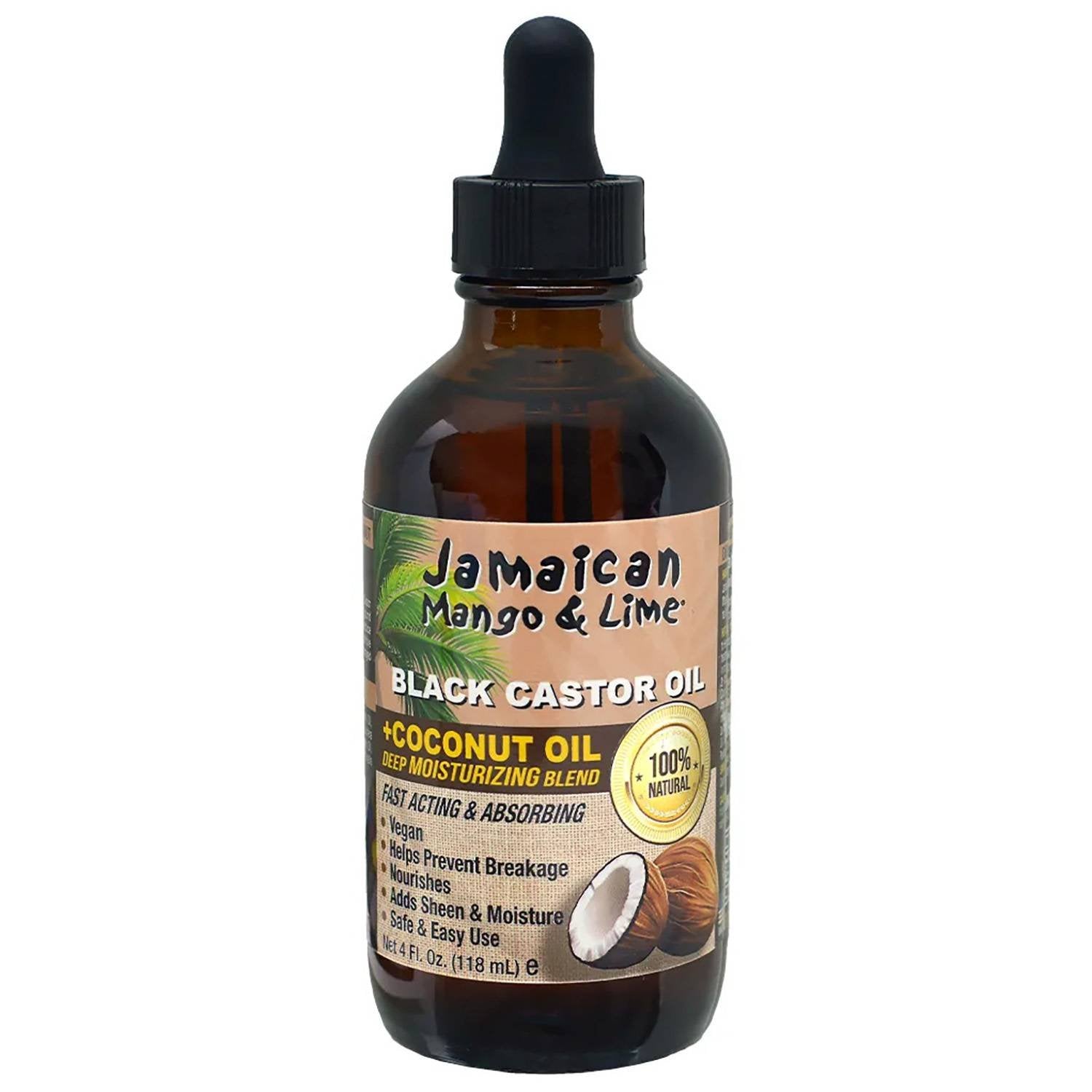 JML BLACK CASTOR OIL COCONUT 4 OZ