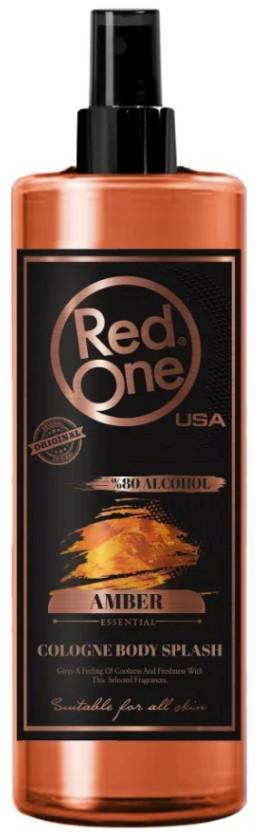 RED ONE COLOGNE BODY SPLASH AMBER