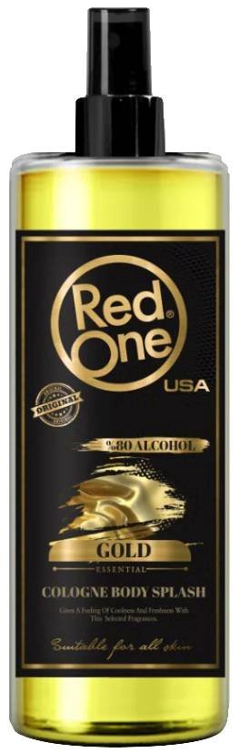 RED ONE COLOGNE BODY SPLASH GOLD