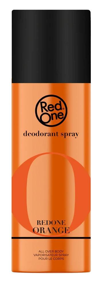RED ONE DEODORANT SPRAY ORANGE