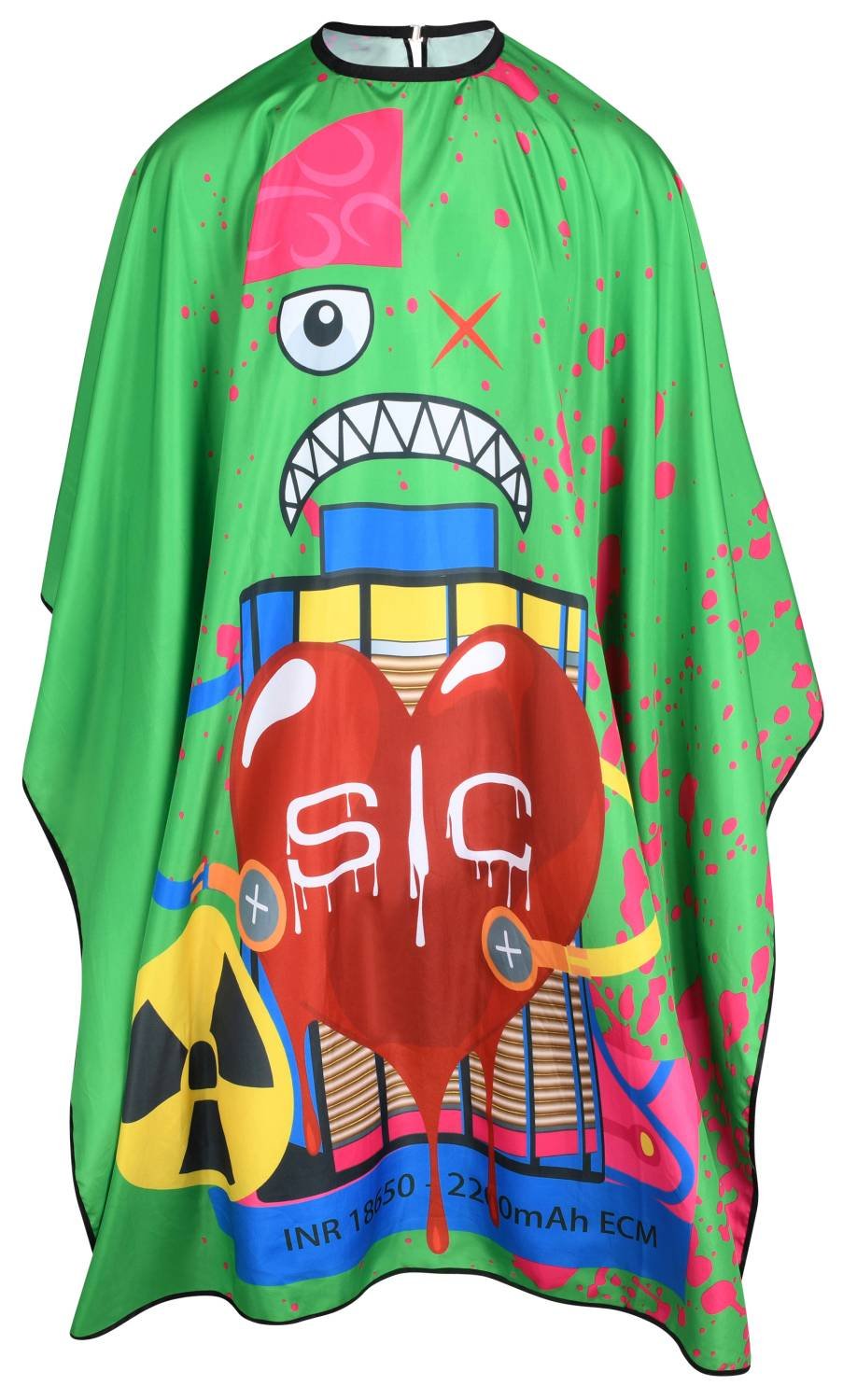 STYLECRAFT RADIOACTIVE BARBER CAPE [GRN]