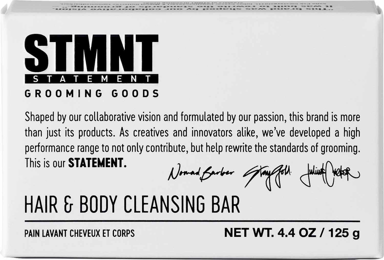 STMNT HAIR AND BODY CLEANSING BAR 4.4 OZ