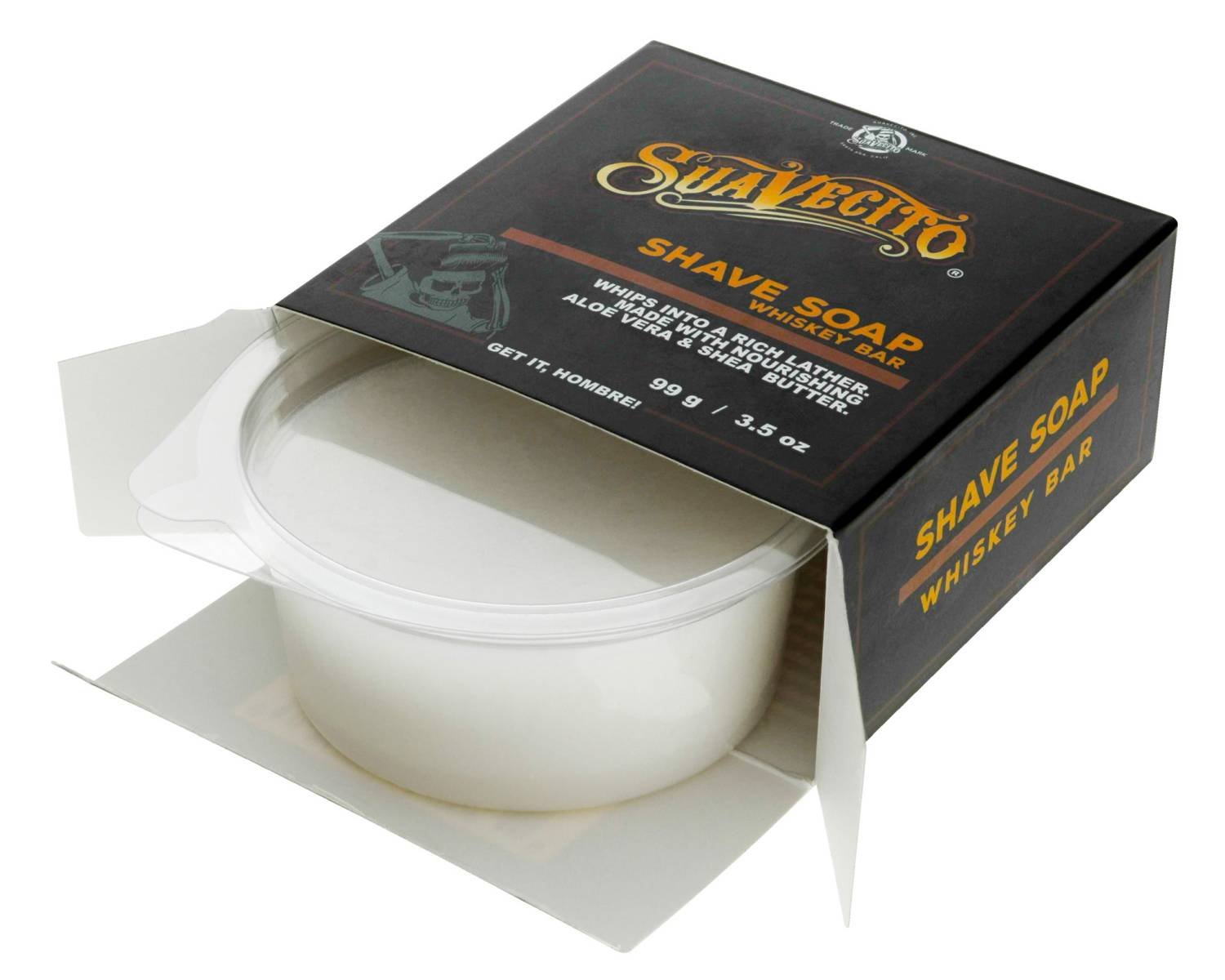 SUAVECITO BAR SHAVE SOAP [WHISKEY]