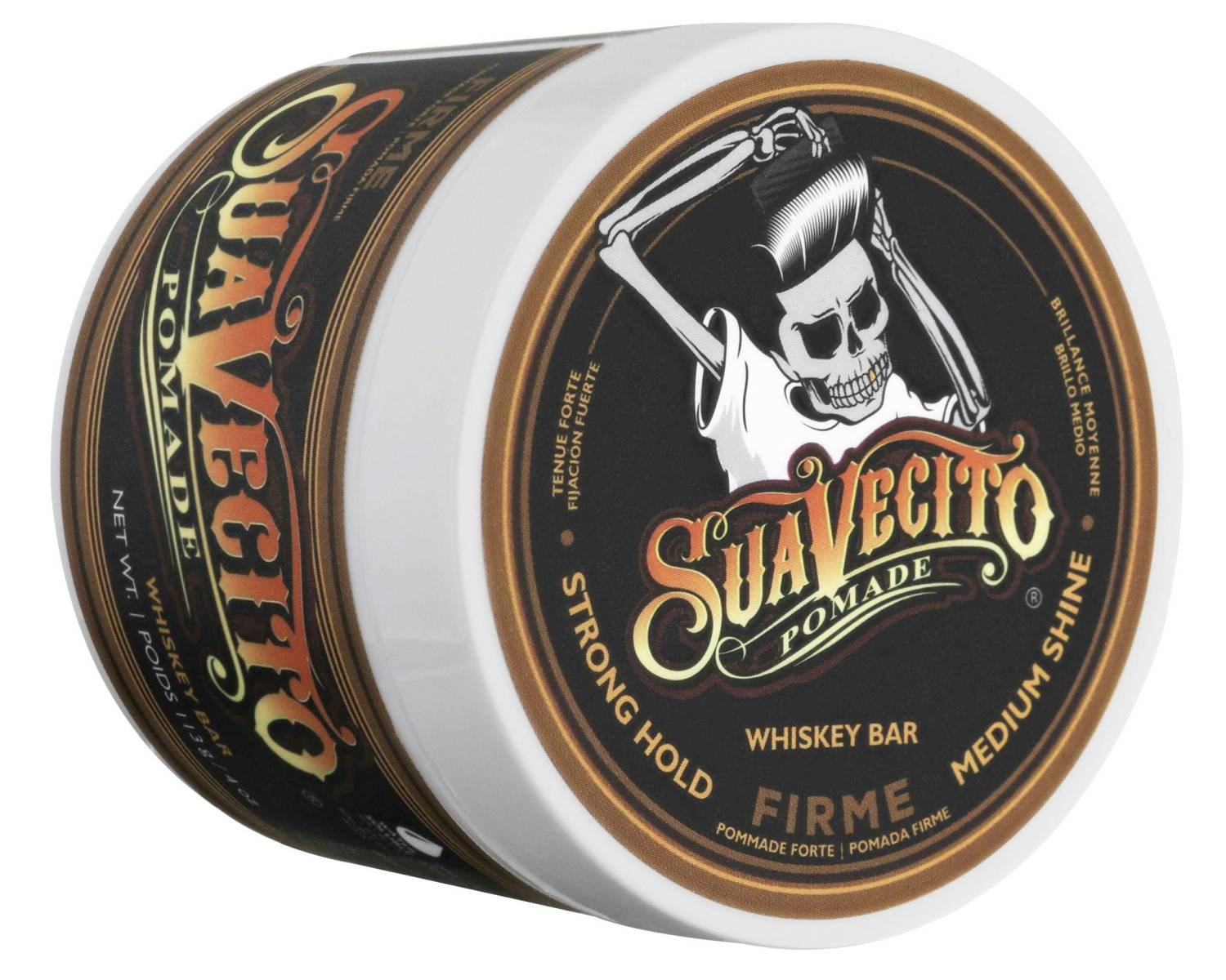SUAVECITO STRONG HOLD POMADE [WHISKEY]