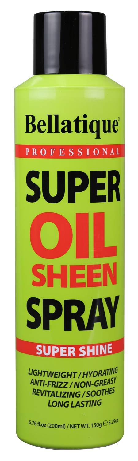 BELLATIQUE SUPER OIL SHEEN SPRAY 12/DP 6.67 OZ