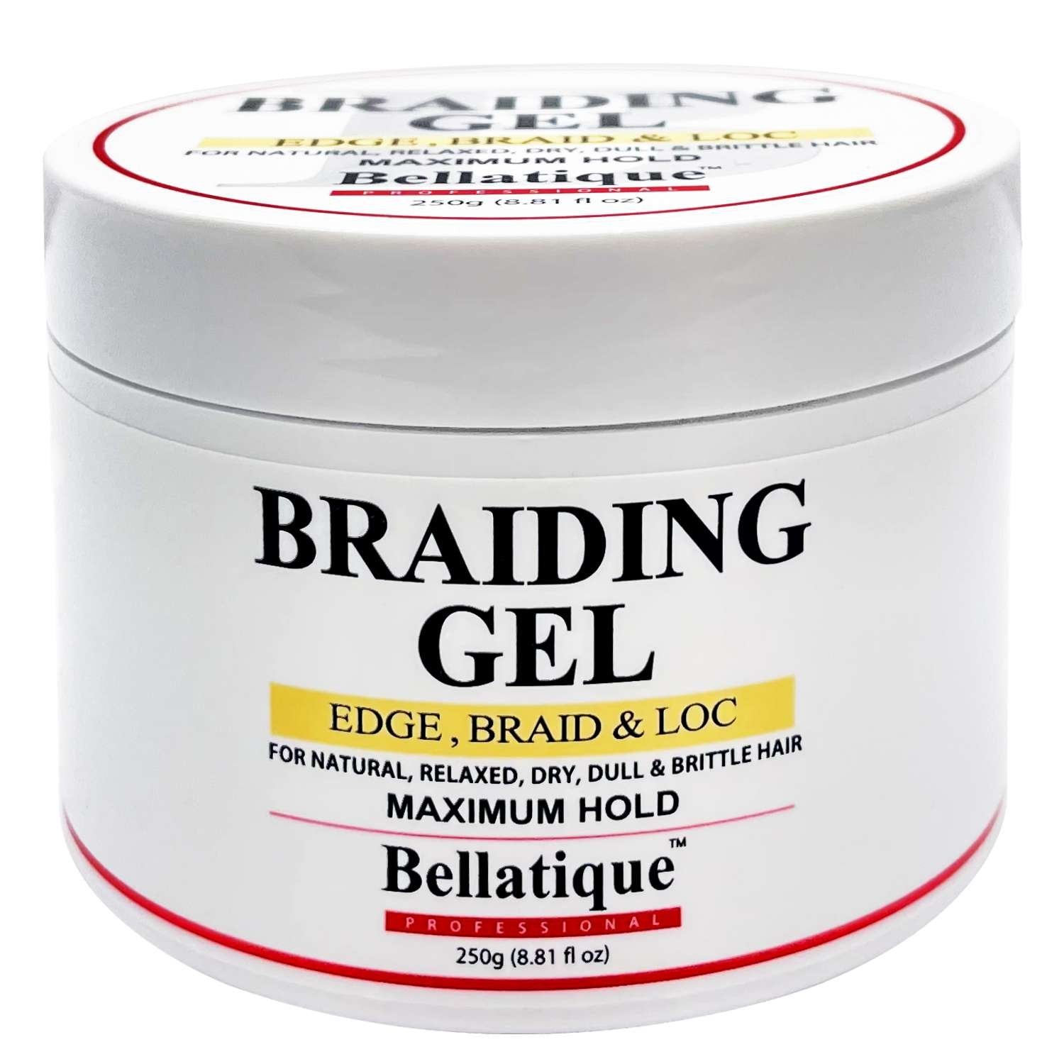BELLATIQUE EDGE BRAID & LOC GEL 8.81 OZ