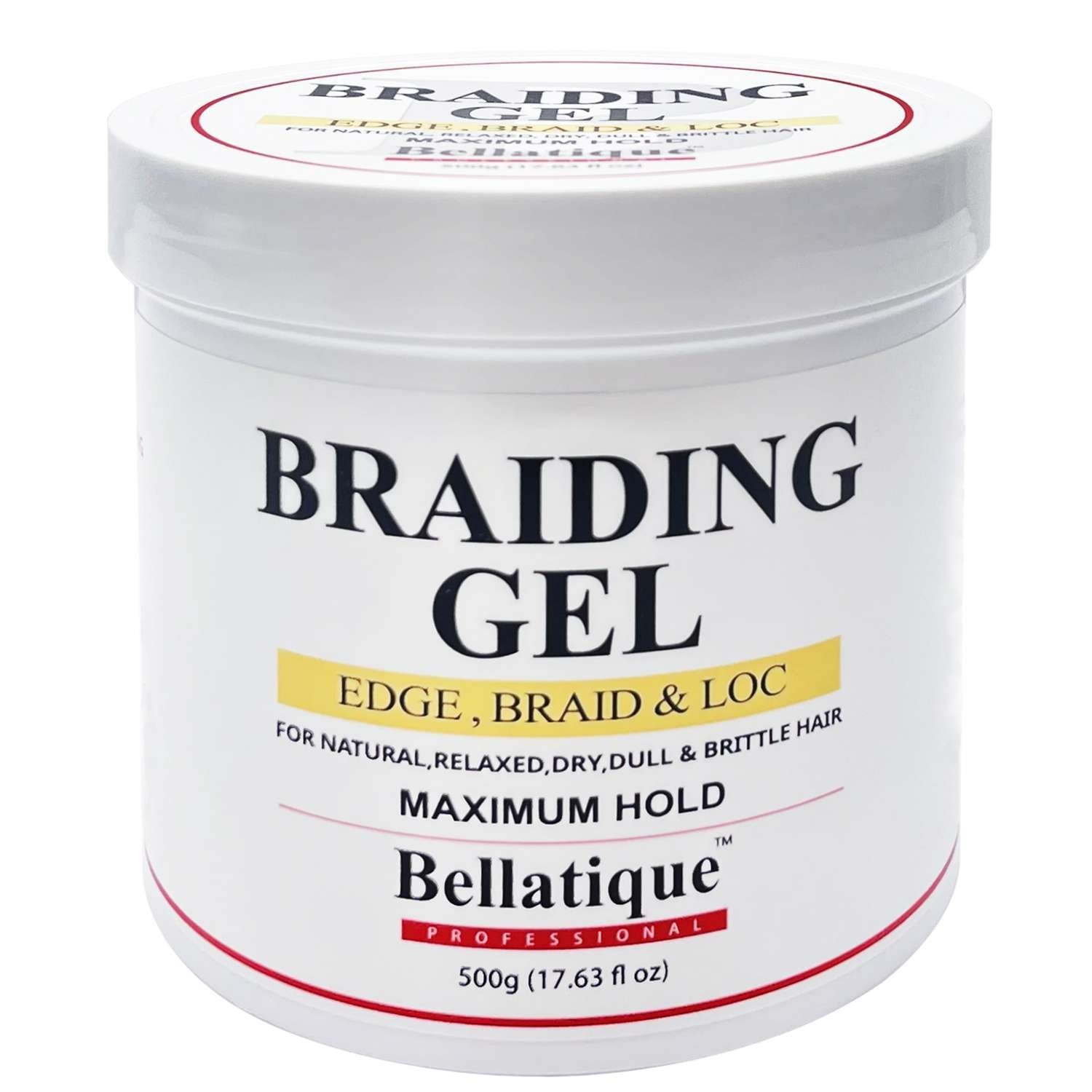 BELLATIQUE EDGE BRAID & LOC GEL 17.63 OZ