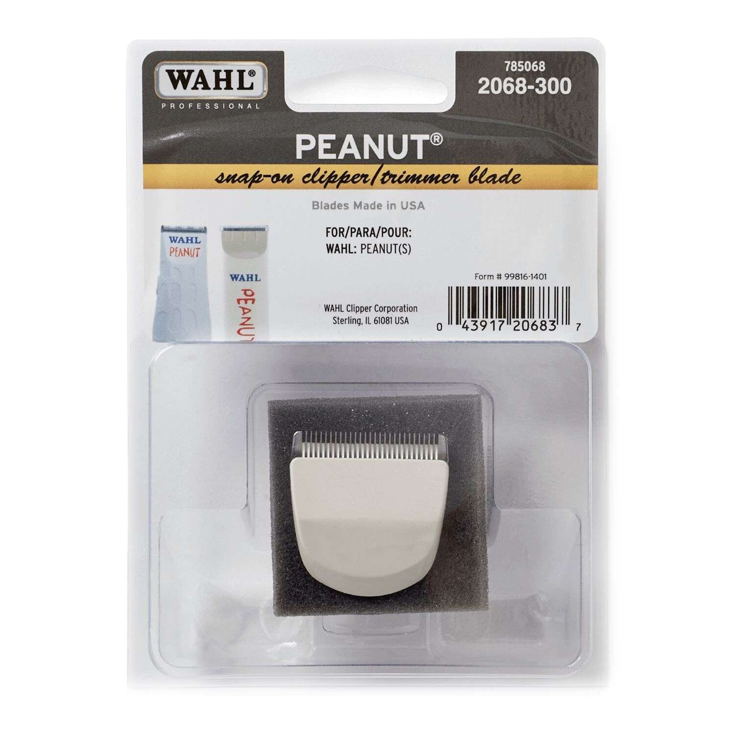 WAHL BLADE PEANUT SNAP-ON WHITE