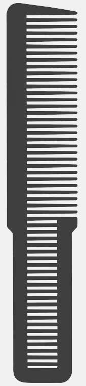 WAHL CLIPPER STYLING COMB [DK GRAY]